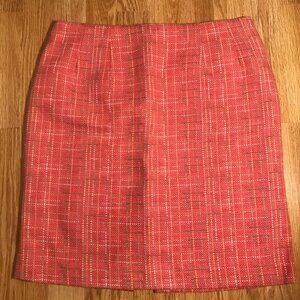 Steven Stolman Pink Plaid Skirt Cotton Size 8